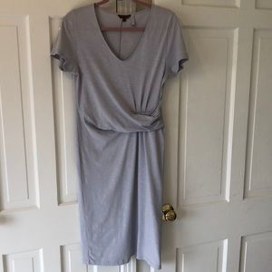 La Naturelle | Gray 100% Cotton French Dress